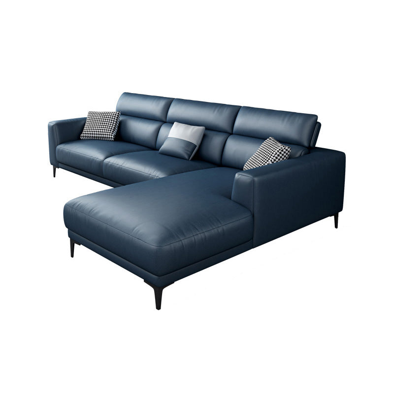 Adjustable Sectional 35.43" H Stain Resistant Square Arm Sectional