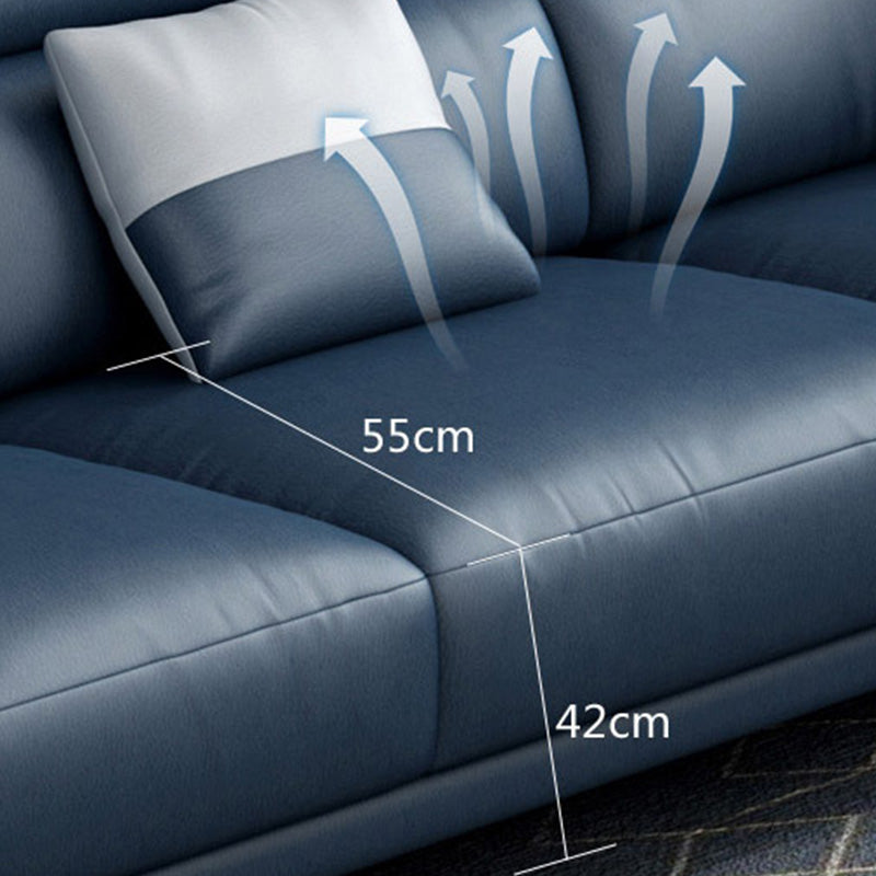 Adjustable Sectional 35.43" H Stain Resistant Square Arm Sectional