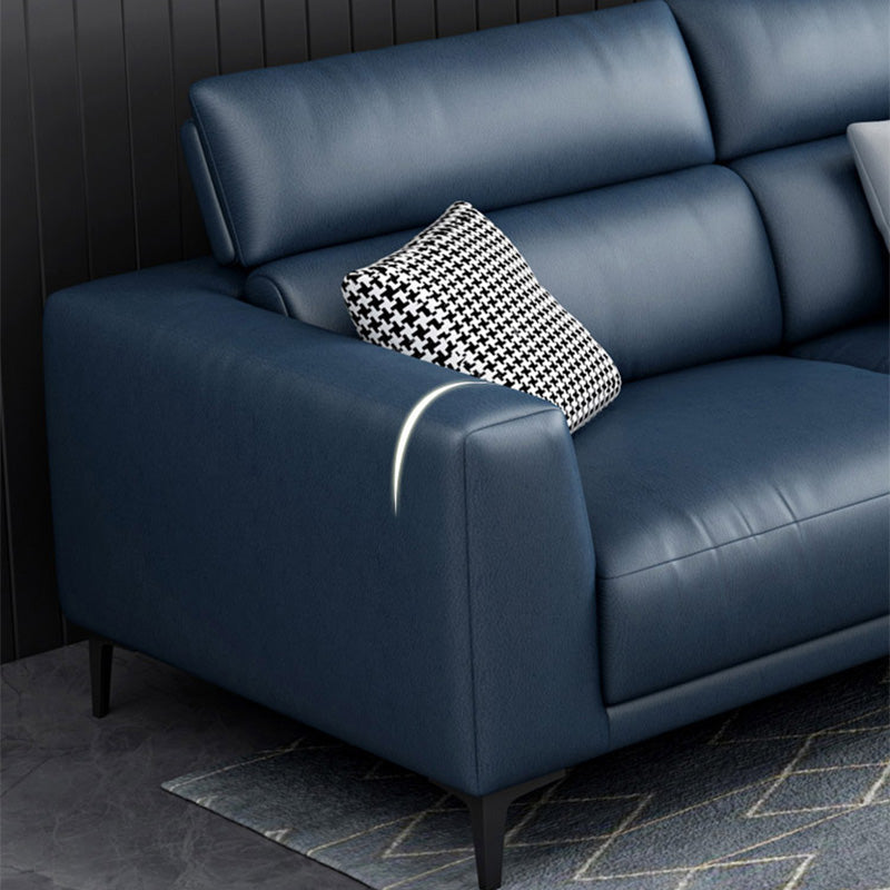 Adjustable Sectional 35.43" H Stain Resistant Square Arm Sectional