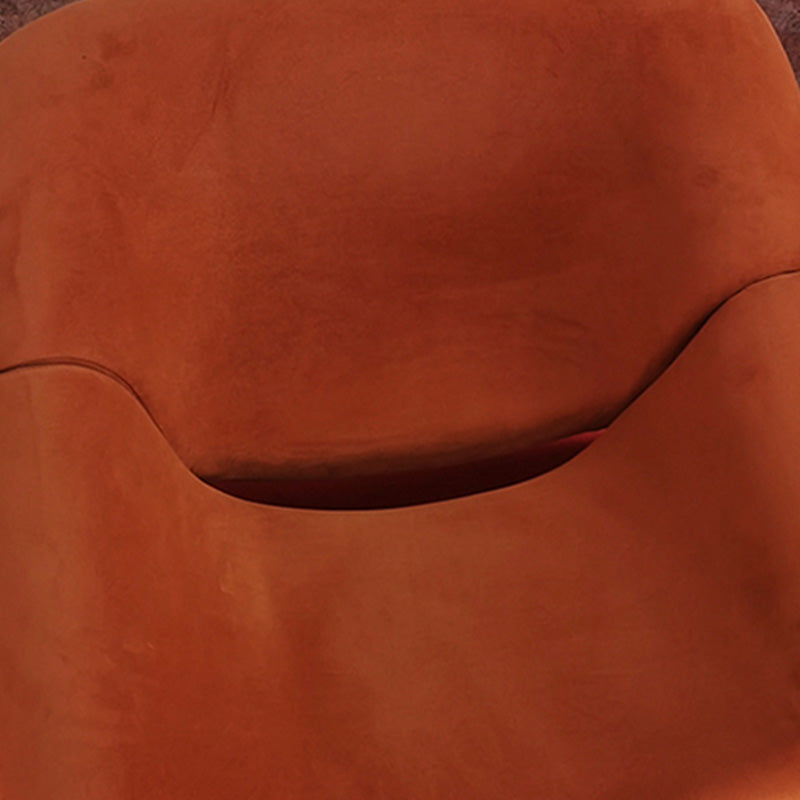 Solid Color Bedroom Solid Wood Frame Arms Included with Fabric Seat Barrel Chair