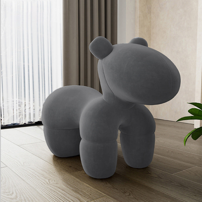 Modern Armless Accent Chair Velvet Armchair, Pink/Yellow/Grey/Blue