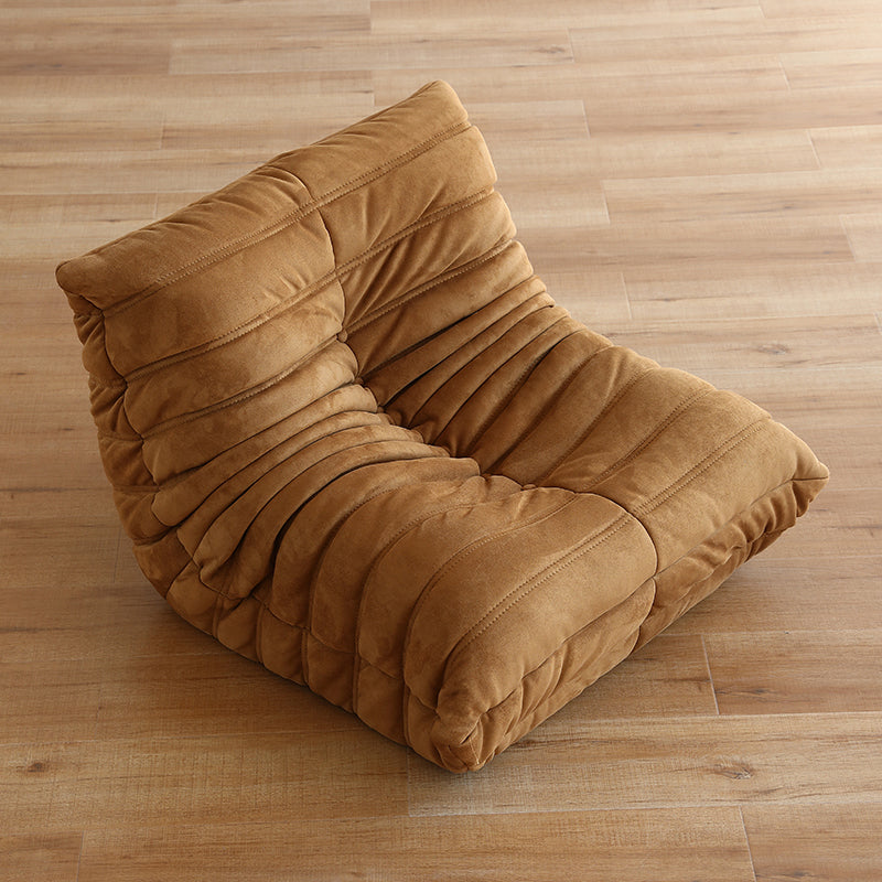 Armless Solid Color Accent Chair Set with Fabric Seat for Children