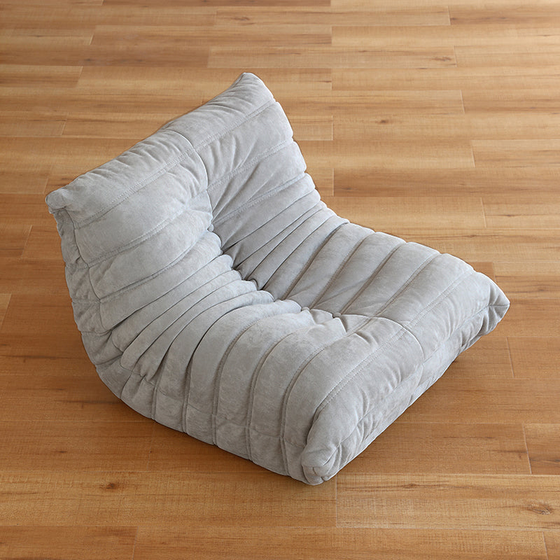 Armless Solid Color Accent Chair Set with Fabric Seat for Children