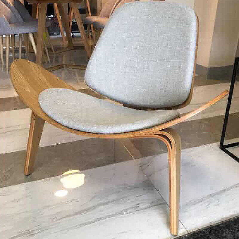 39.37" L x 32.28" W x 29.52" H Side Chair Solid Wood Accent Chair