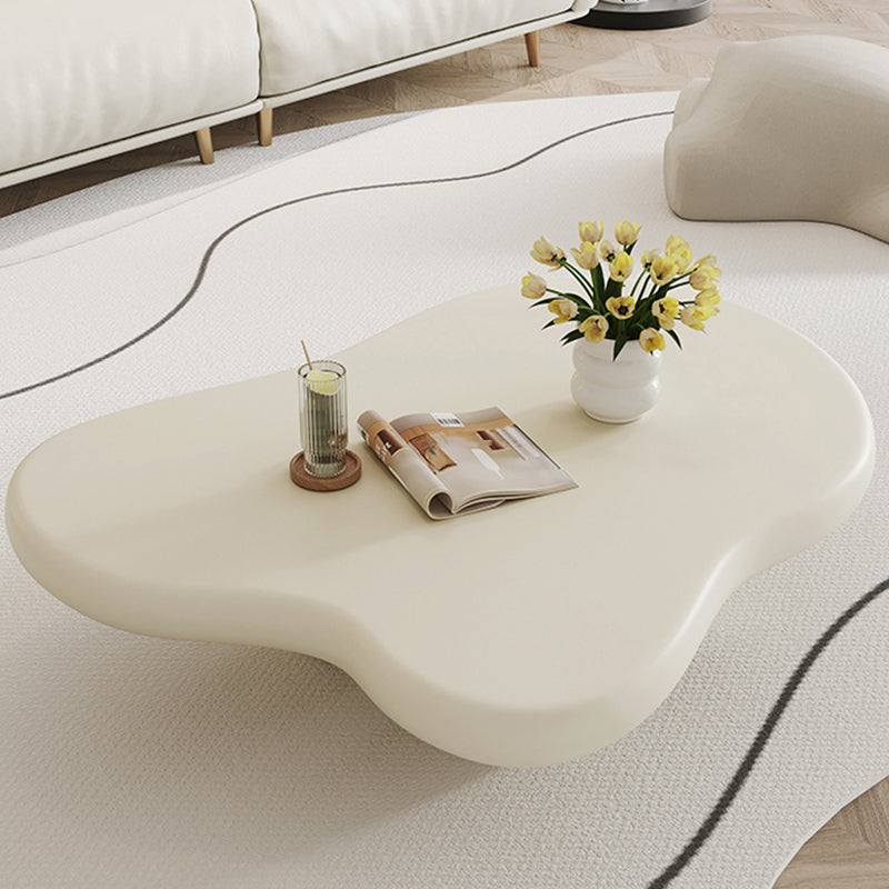 Solid Wood 4 Legs Coffee Table Modern Minimalist Coffee Table
