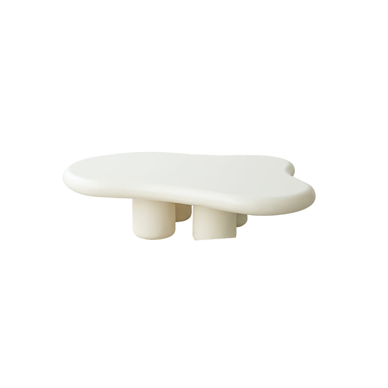 Solid Wood 4 Legs Coffee Table Modern Minimalist Coffee Table