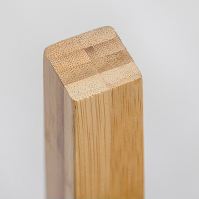 Nordic Rectangular Wooden Coffee Table 4 Legs Natural Cocktail Table