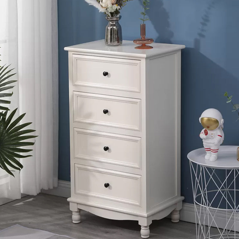 Contemporary Rectangle Accent Chest with Drawers 13.77" Wide Wood Chest