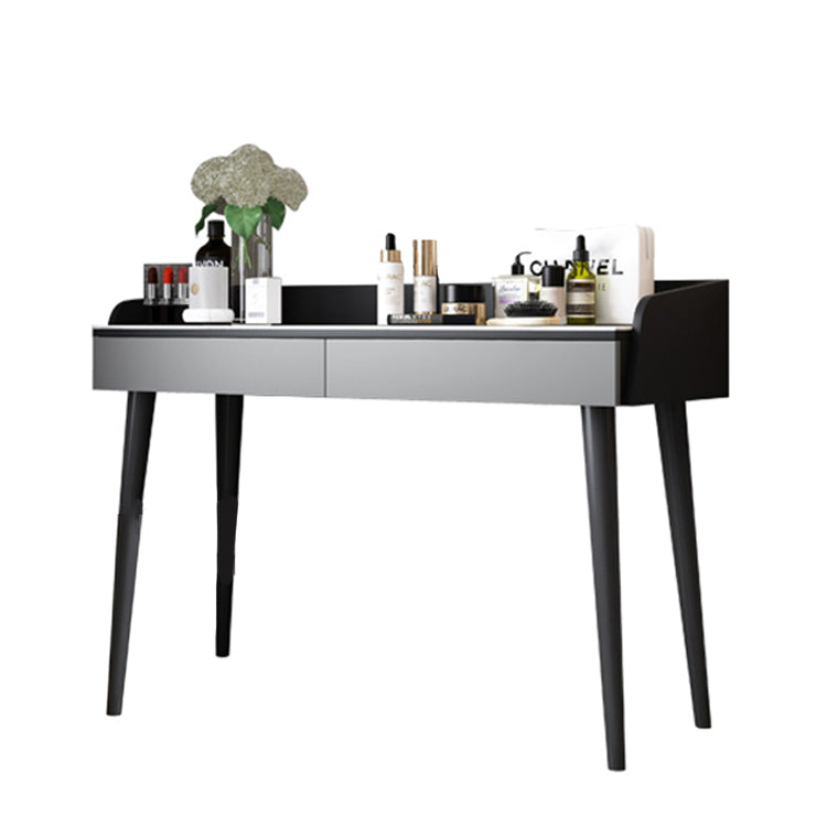 Contemporary Engineered Wood Vanity 37.8" H Vanity Set with Stool