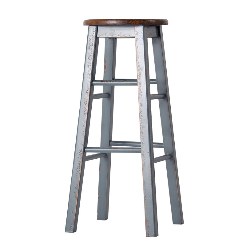 Industrial Style Bar-stool Iron Legs Counter Stool for Kitchen
