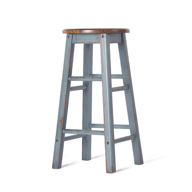 Industrial Style Bar-stool Iron Legs Counter Stool for Kitchen