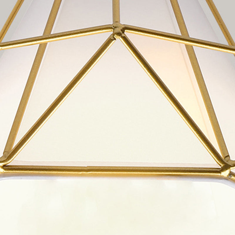 Contemporary Polished Finish Single Flush Mount Lighting Unique Iron Ceiling Light