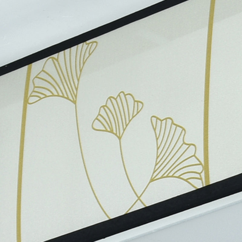 New Chinese Ceiling Light Geometry Shape Ceiling Lamp with Fabric Shade for Bedroom