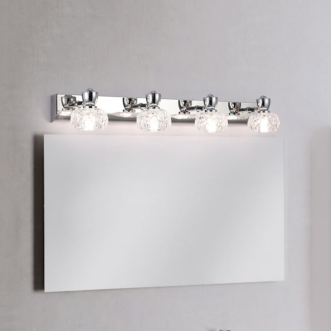 Modern Style Bowl Shape Sconce Lamp Glass Wall Lights for Bathroom