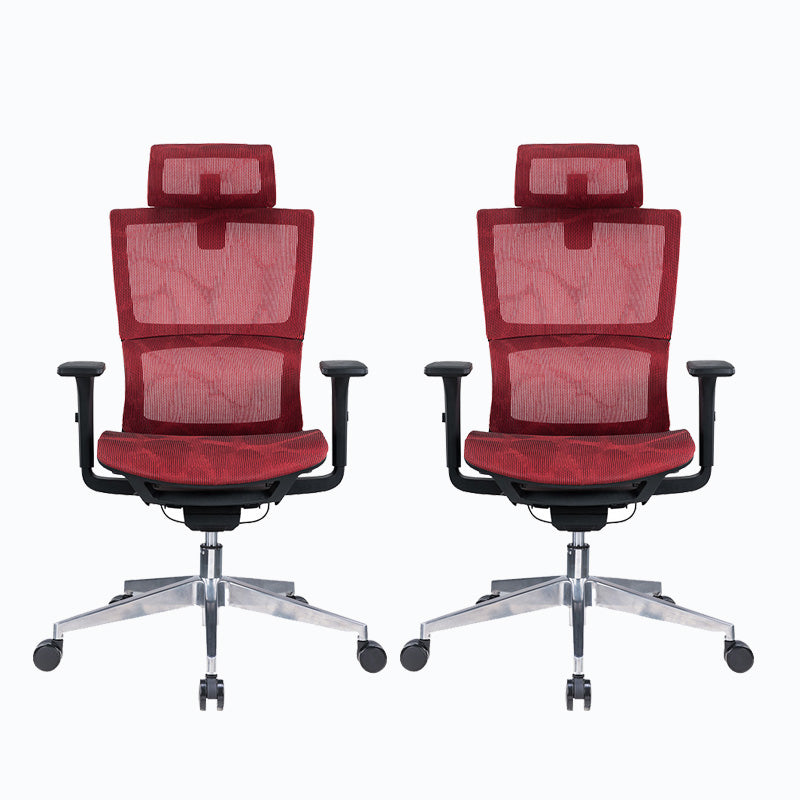High Back Office Chair Mesh Desk Chair with Headrest and Wheels