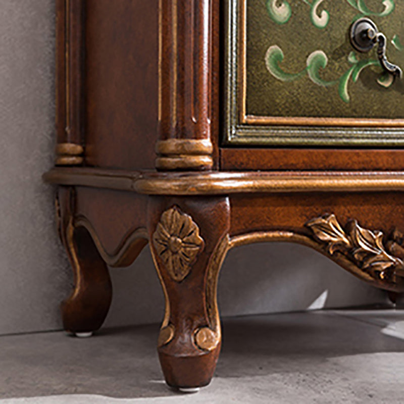 Rustic Wood Chest Vertical Chest with 3/4/5 Drawers for Bedroom