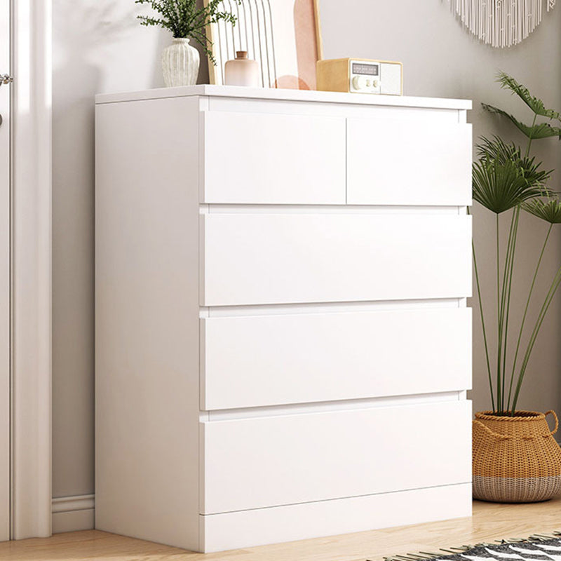 Contemporary Vertical Chest Wood Chest with Drawers for Home/Office