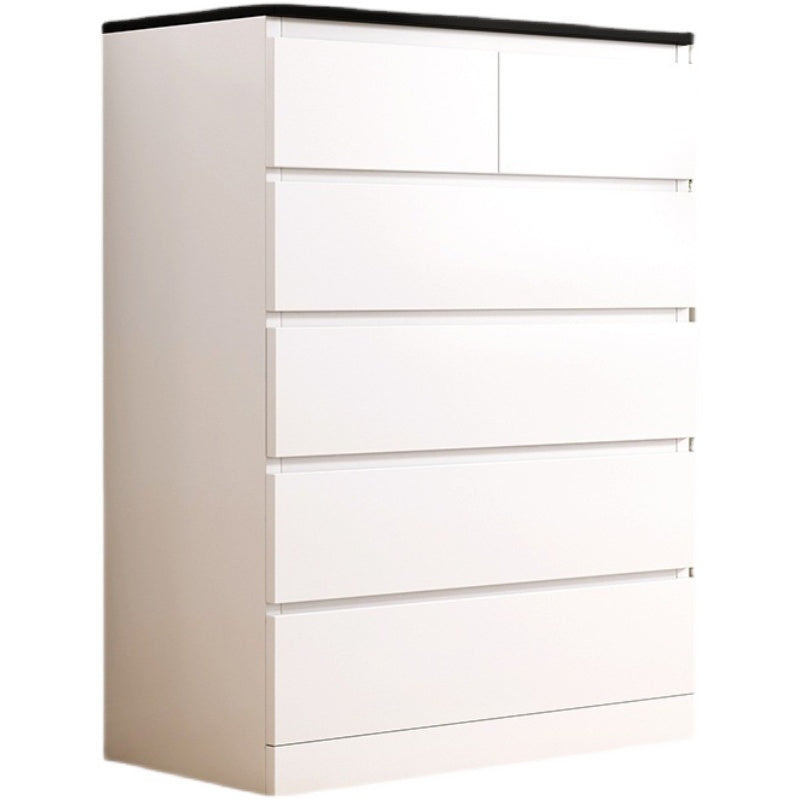 Contemporary Vertical Chest Wood Chest with Drawers for Home/Office