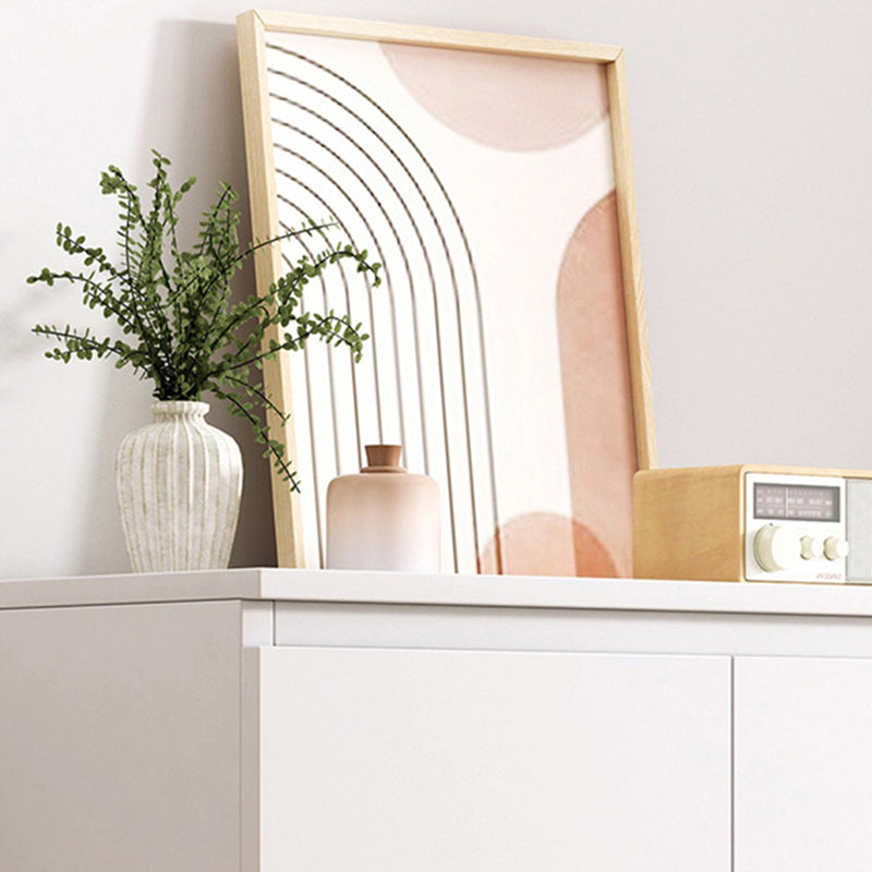 Contemporary Vertical Chest Wood Chest with Drawers for Home/Office