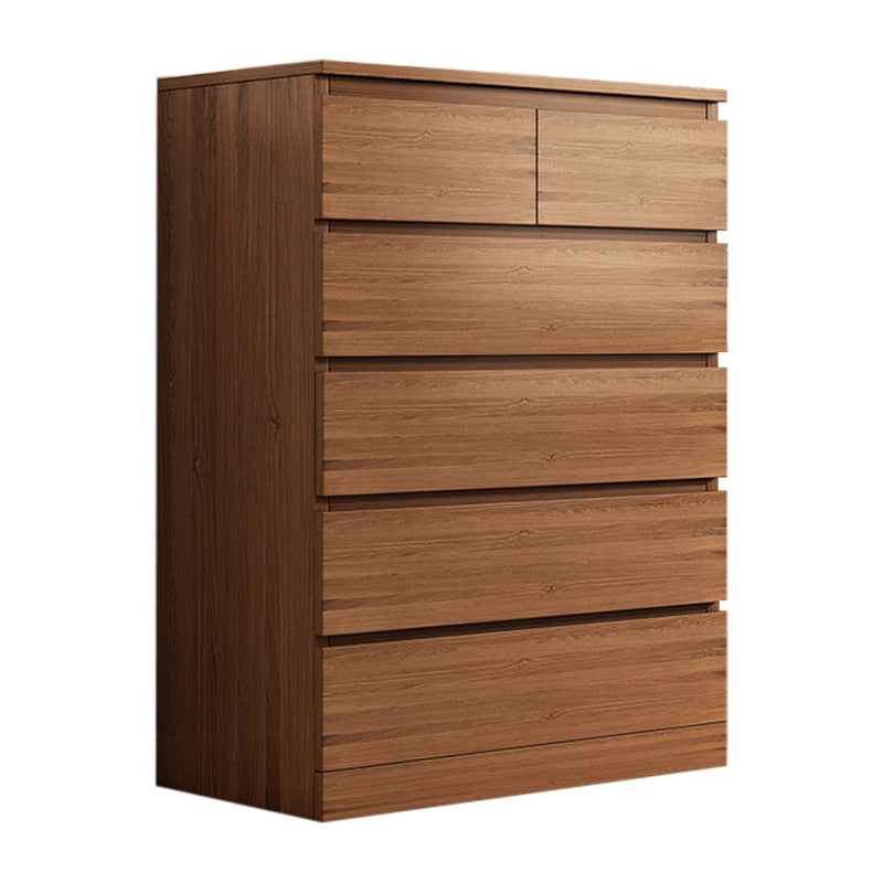Contemporary Vertical Chest Wood Chest with Drawers for Home/Office
