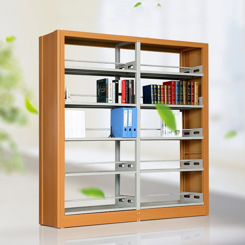 78.7-inch H Contemporary Style Cube Bookshelf Metal Bookcase with 5 Shelfs