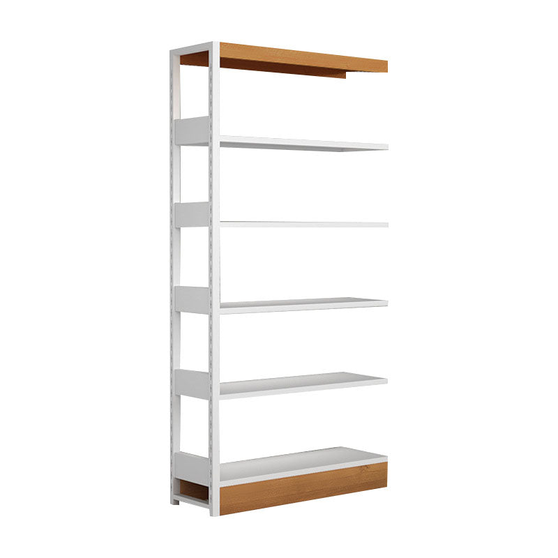 78.7-inch H Contemporary Style Cube Bookshelf Metal Bookcase with 5 Shelfs