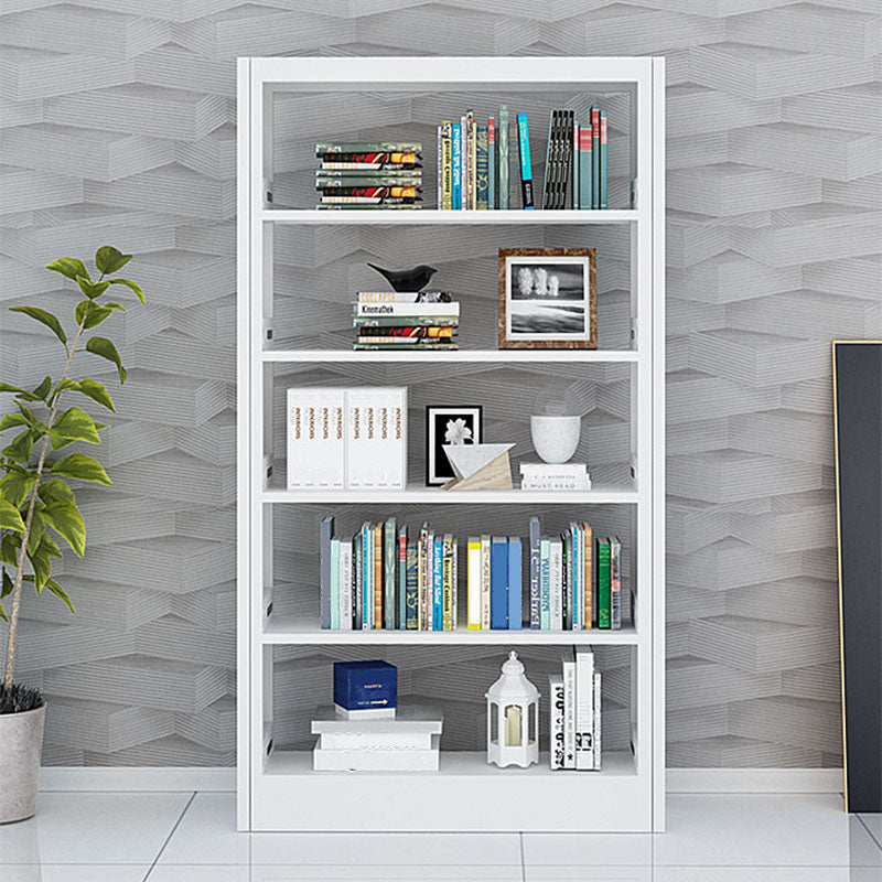78.7-inch H Contemporary Style Cube Bookshelf Metal Bookcase with 5 Shelfs