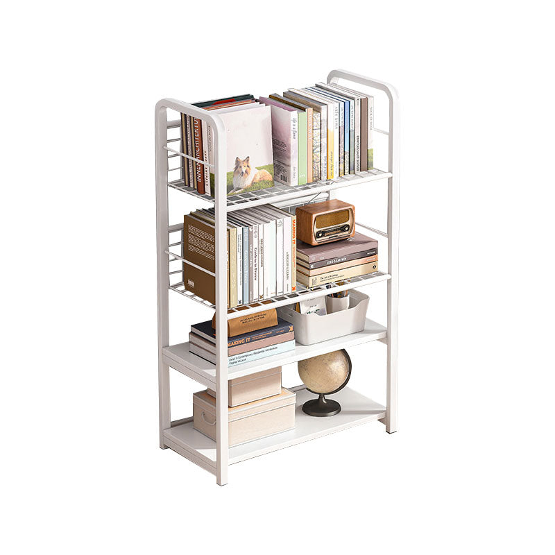 Metal Bookcase Matter Finish Contemporary Etagere Shelf Bookcase
