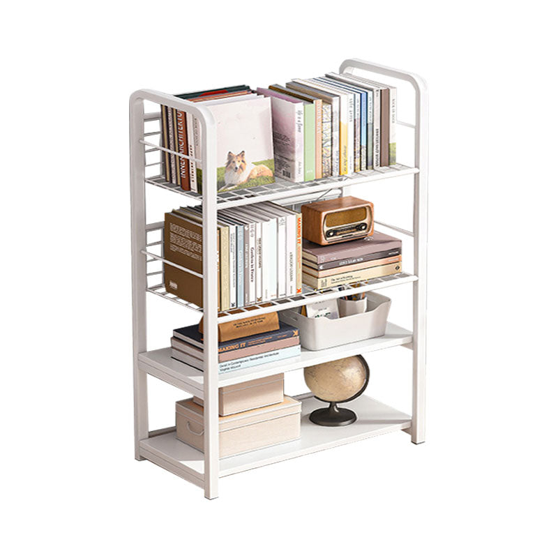 Metal Bookcase Matter Finish Contemporary Etagere Shelf Bookcase