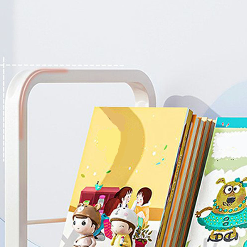 Metal Bookcase Matter Finish Contemporary Etagere Shelf Bookcase