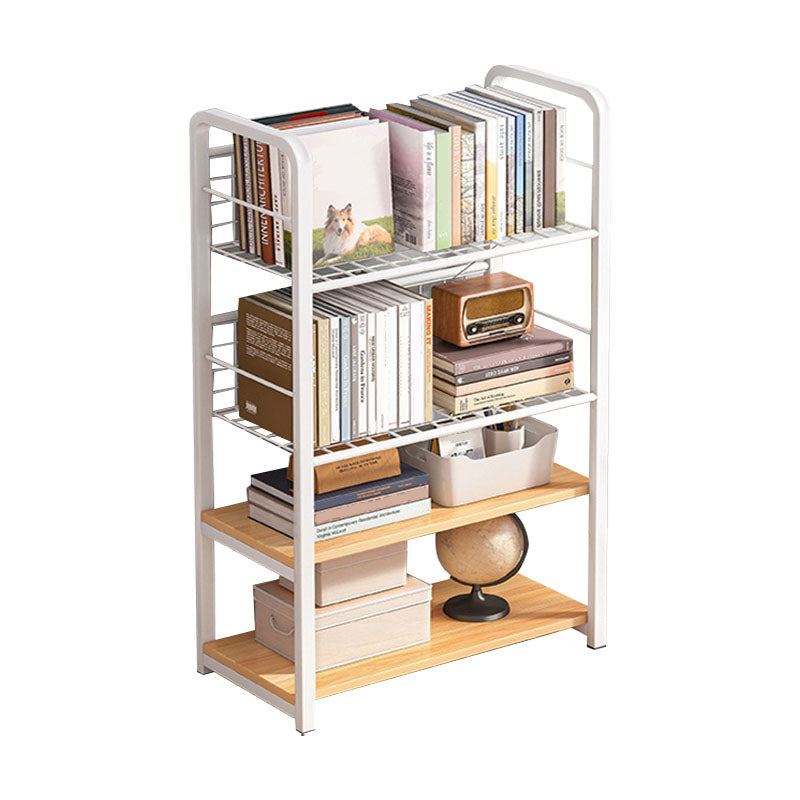 Metal Bookcase Matter Finish Contemporary Etagere Shelf Bookcase