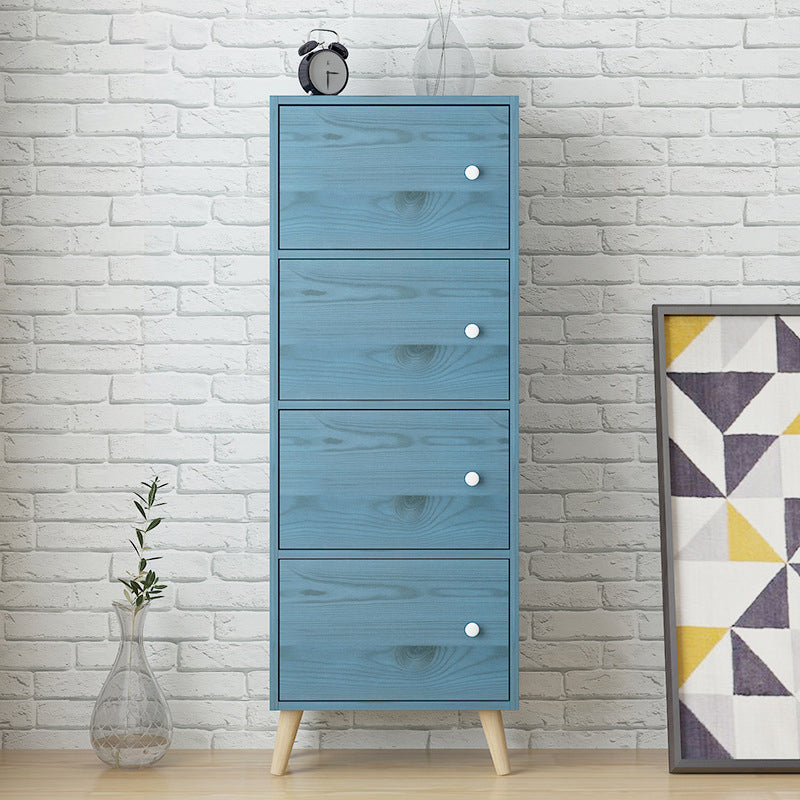 Standard Artificial Wood Bookshelf Modern 9" Wide Closed Back Bookcase