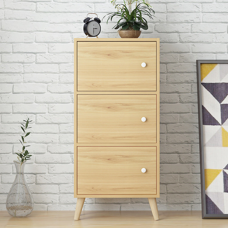 Standard Artificial Wood Bookshelf Modern 9" Wide Closed Back Bookcase