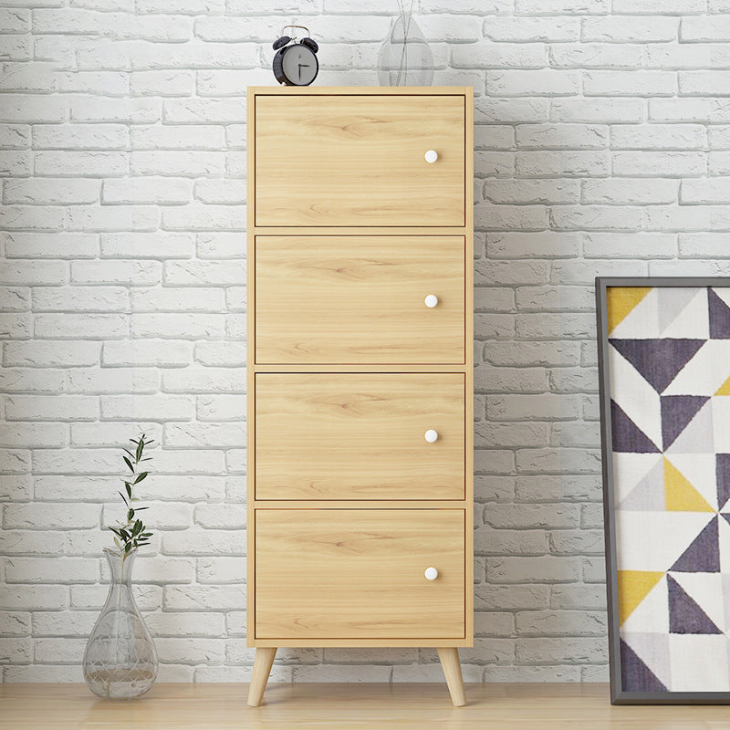 Standard Artificial Wood Bookshelf Modern 9" Wide Closed Back Bookcase