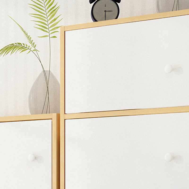 Standard Artificial Wood Bookshelf Modern 9" Wide Closed Back Bookcase