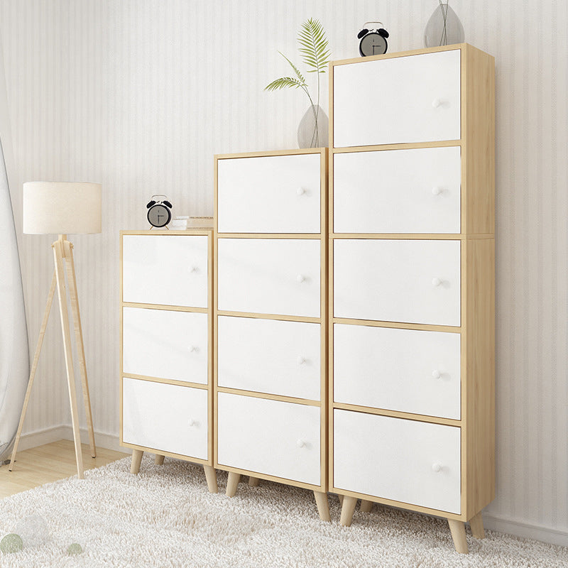 Standard Artificial Wood Bookshelf Modern 9" Wide Closed Back Bookcase