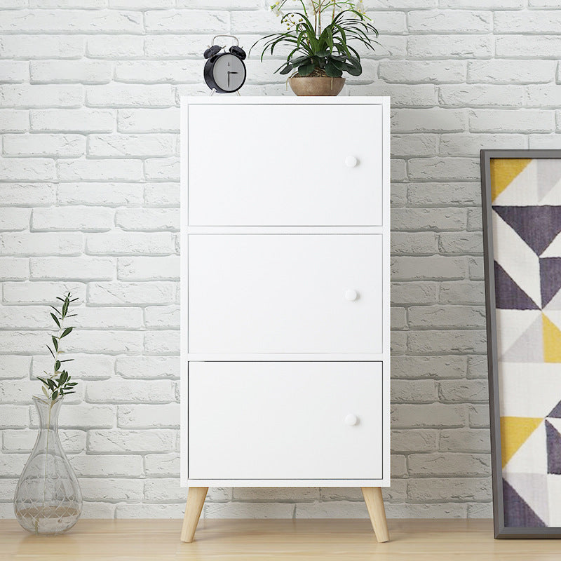 Standard Artificial Wood Bookshelf Modern 9" Wide Closed Back Bookcase