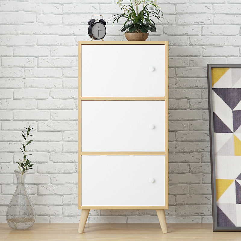 Standard Artificial Wood Bookshelf Modern 9" Wide Closed Back Bookcase