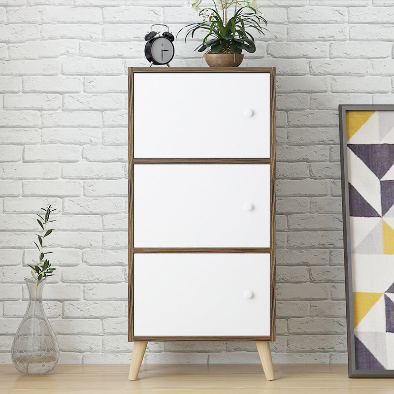 Standard Artificial Wood Bookshelf Modern 9" Wide Closed Back Bookcase