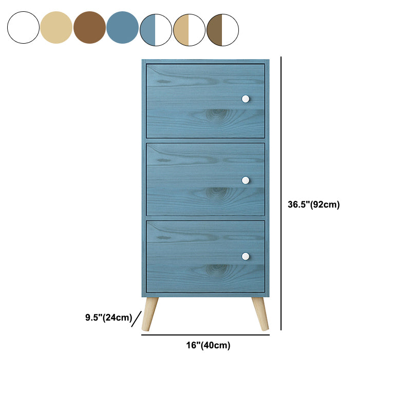 Standard Artificial Wood Bookshelf Modern 9" Wide Closed Back Bookcase