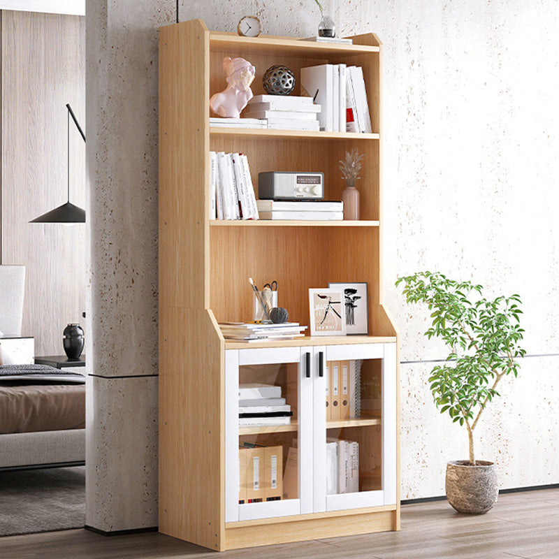 Contemporary Style Standard Bookshelf 11.8-Inch Wide Engineered Wood Bookcase for Home