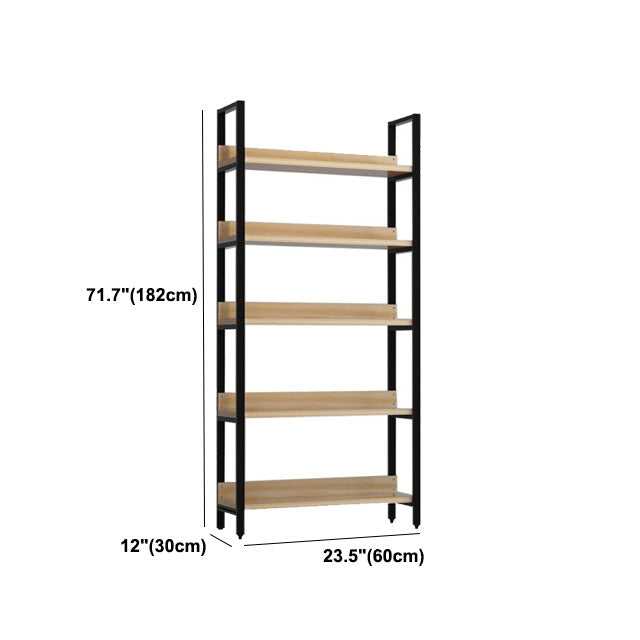 Modern Engineered Bookcase Natural Etagere Bookshelf for Any Room