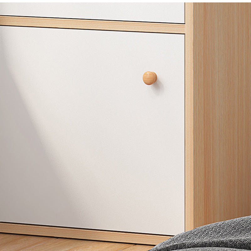 Closed Back Multi Layer Bookshelf Engineered Wood Modern Shelf Bookcase for Living Room