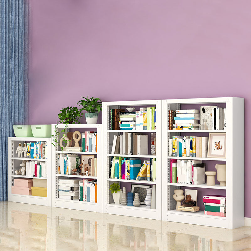 Open Metal Bookshelf Nordic Style Simple Rectangular Bookcase