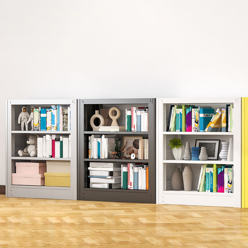 Open Metal Bookshelf Nordic Style Simple Rectangular Bookcase