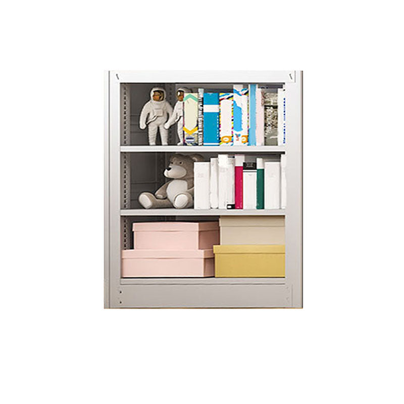 Open Metal Bookshelf Nordic Style Simple Rectangular Bookcase