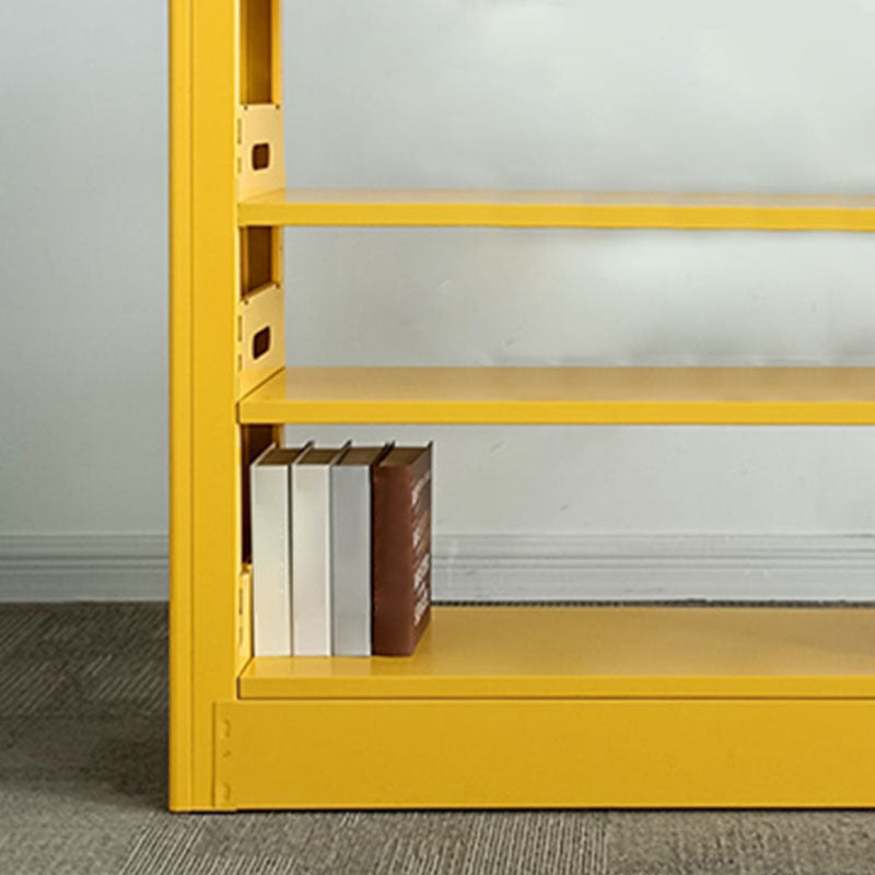 Open Metal Bookshelf Nordic Style Simple Rectangular Bookcase