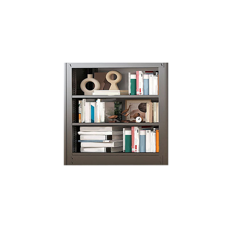 Open Metal Bookshelf Nordic Style Simple Rectangular Bookcase