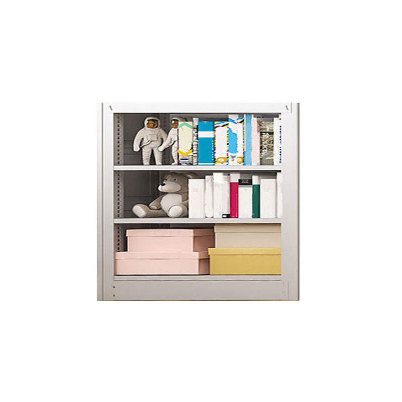 Open Metal Bookshelf Nordic Style Simple Rectangular Bookcase