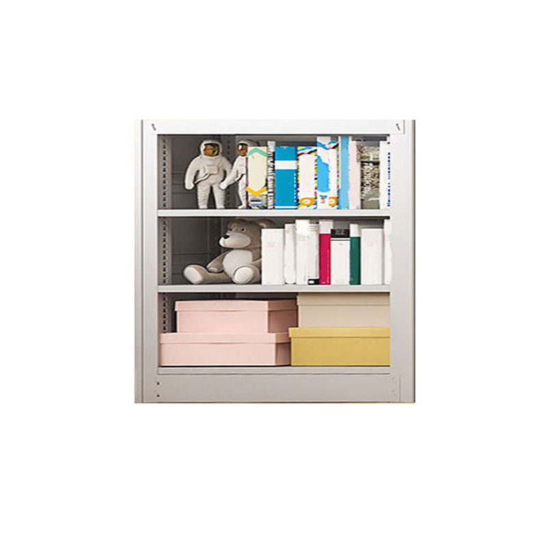 Open Metal Bookshelf Nordic Style Simple Rectangular Bookcase